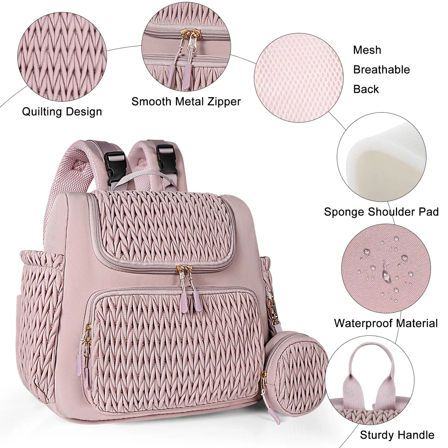 NestGo™ Swift – Compact Diaper Backpack