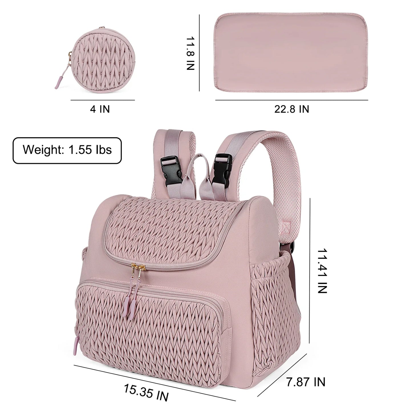 NestGo™ Swift – Compact Diaper Backpack