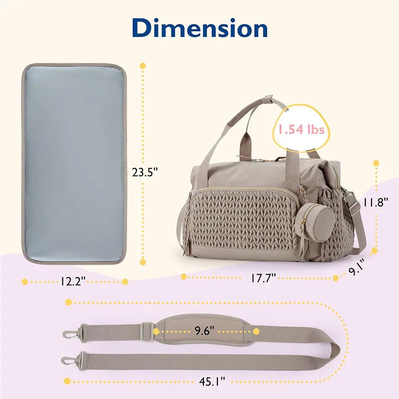 AllWays™ Tote – Large Diaper Bag for Travel & Everyday Parenting