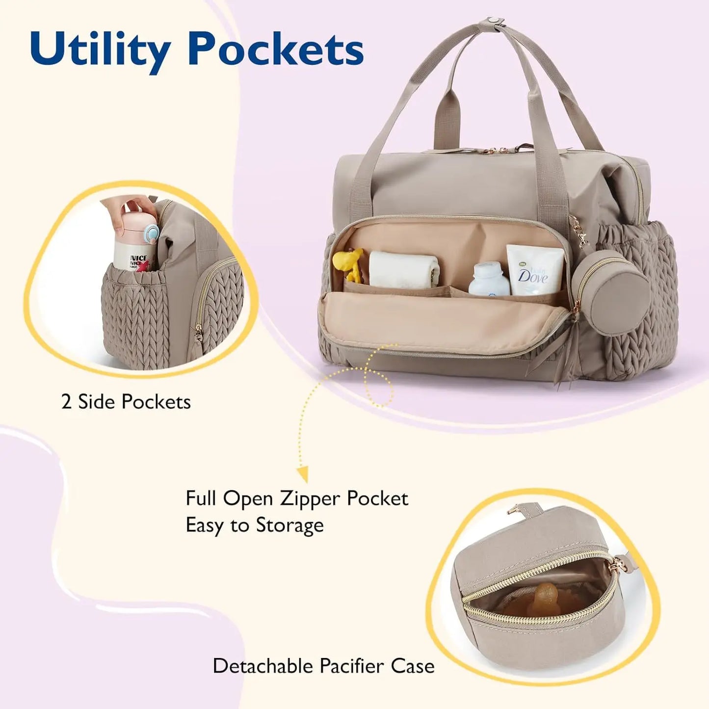 AllWays™ Tote – Large Diaper Bag for Travel & Everyday Parenting