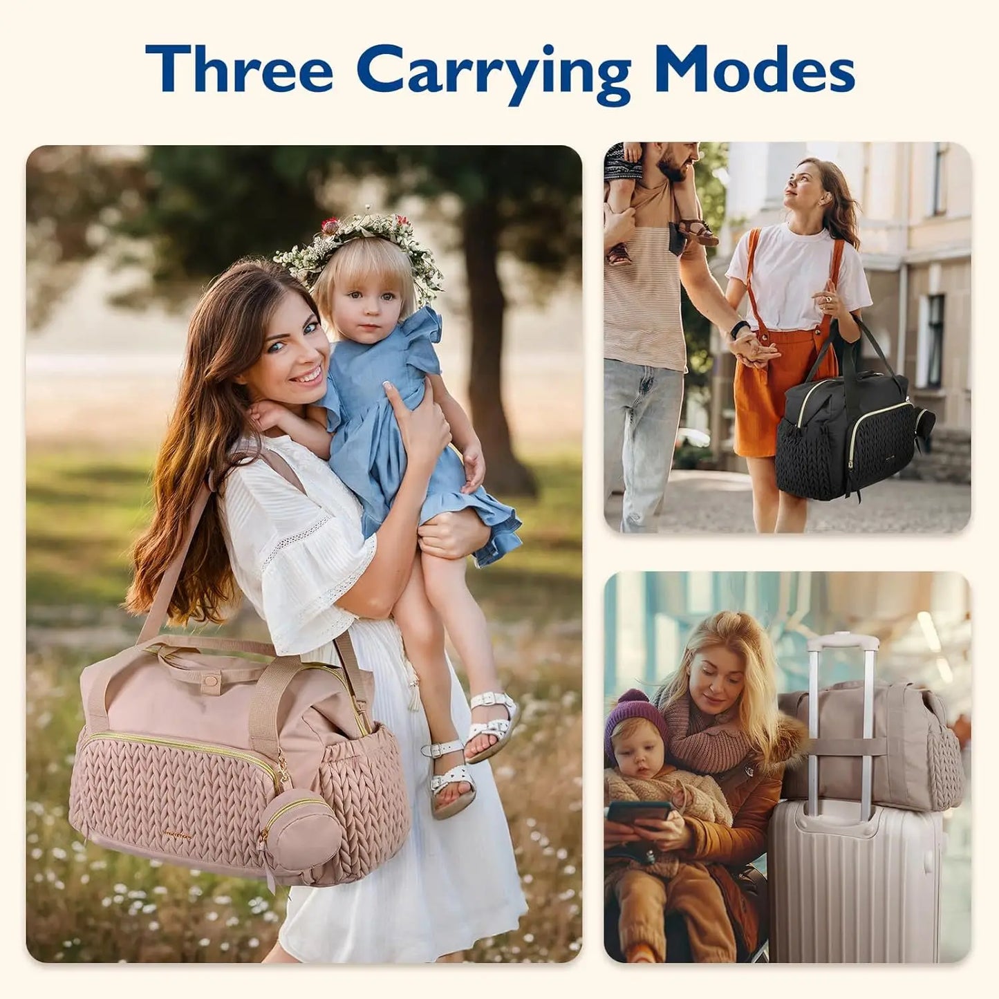 AllWays™ Tote – Large Diaper Bag for Travel & Everyday Parenting
