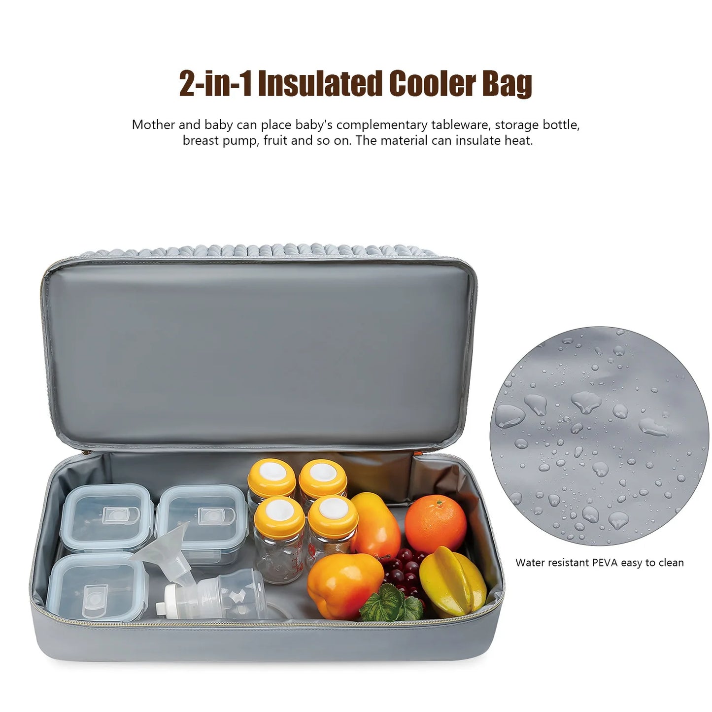 AllWays™ Fresh – Diaper Bag with Built-In Bottle Insulation